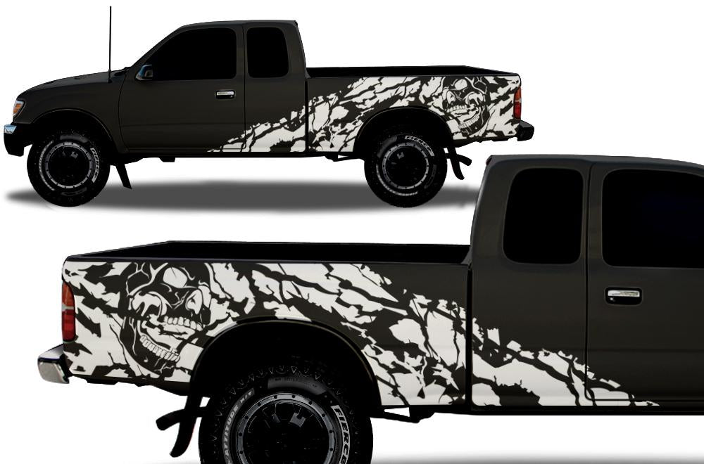 Toyota Tacoma Ex-Cab Wrap Kit - Vinyl (1995-2004) Nightmare - RacerX Customs