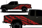 Toyota Tacoma Ex-Cab Wrap Kit - Vinyl (1995-2004) Shred - RacerX Customs