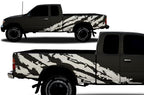 Toyota Tacoma Ex-Cab Wrap Kit - Vinyl (1995-2004) Shred - RacerX Customs