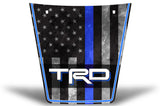 Toyota Tacoma Hood Graphics (2005-2015) THIN BLUE LINE w/ TRD - RacerX Customs