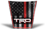 Toyota Tacoma Hood Graphics (2005-2015) THIN RED LINE w/ TRD - RacerX Customs