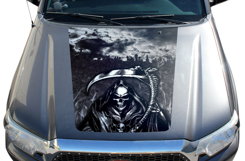 Toyota Tacoma Hood Graphics (2005-2015) GRIM REAPER - RacerX Customs