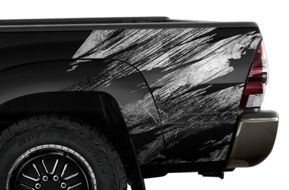 Toyota Tacoma Quarter Panel Graphics (2005-2015) TORN STEEL - RacerX Customs