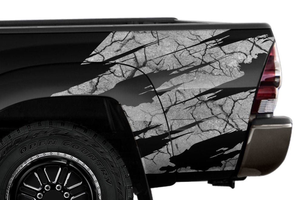 Toyota Tacoma Quarter Panel Graphics (2005-2015) TORN STONE - RacerX Customs