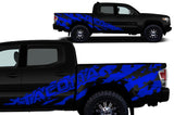 Toyota Tacoma 4-Door Wrap Kit - Vinyl - TACOMA-Shred (2016-2017) - RacerX Customs