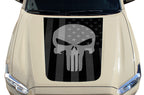 Toyota Tacoma Hood Graphics (2016-2018) SUBDUED PUNISHER - RacerX Customs