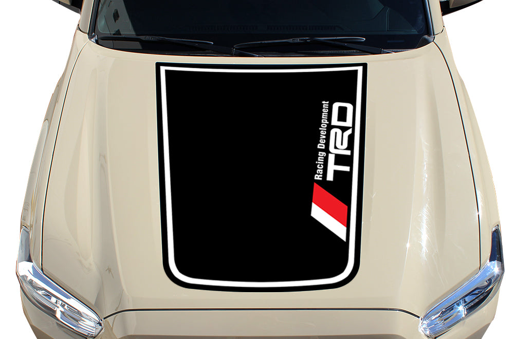 Toyota Tacoma Hood Graphics (2016-2018) TRD Logo v1 - RacerX Customs