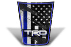 Toyota Tacoma Hood Graphics (2016-2018) THIN BLUE LINE w/ TRD - RacerX Customs