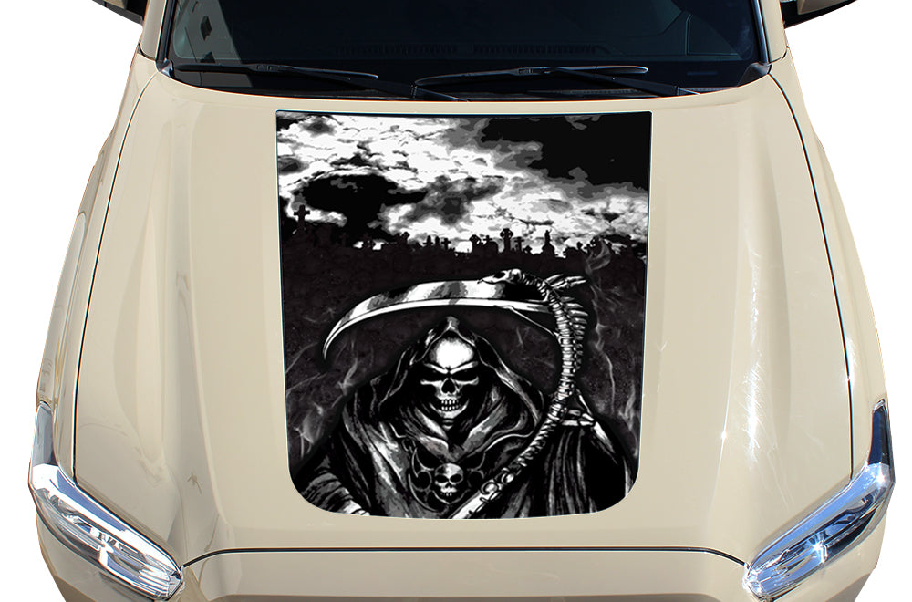 Toyota Tacoma Hood Graphics (2016-2018) GRIM REAPER - RacerX Customs