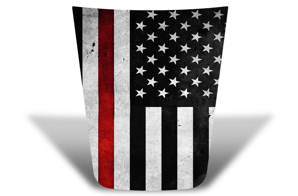 Toyota Tacoma Hood Graphics (2016-2018) THIN RED LINE - RacerX Customs