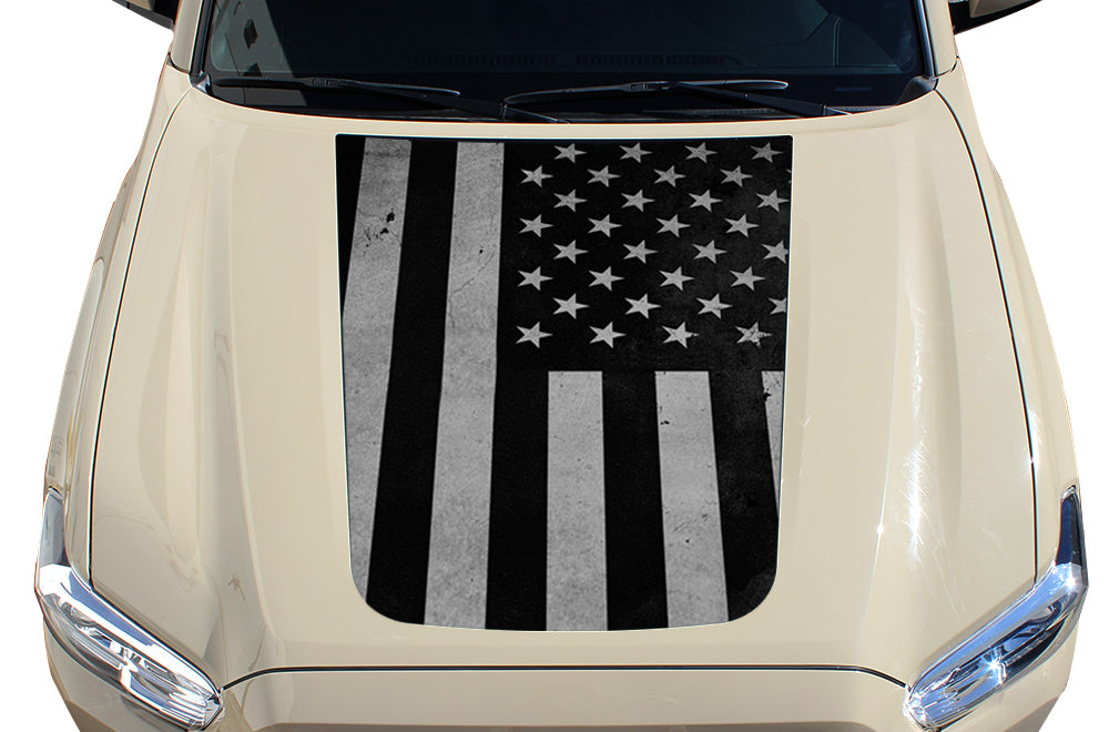 Toyota Tacoma Hood Graphics (2016-2018) SUBDUED - RacerX Customs