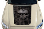 Toyota Tacoma Hood Graphics (2016-2018) AMERICAN SKULL - RacerX Customs