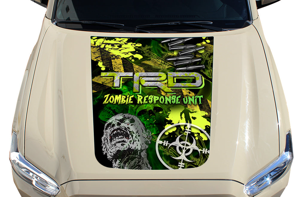 Toyota Tacoma Hood Graphics (2016-2018) ZOMBIE CONTROL - RacerX Customs
