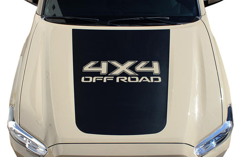 Toyota Tacoma Hood Wrap (2016-2017) Vinyl - 4x4-OFFROAD - RacerX Customs
