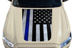 Toyota Tacoma Hood Graphics (2016-2018) THIN BLUE LINE - RacerX Customs