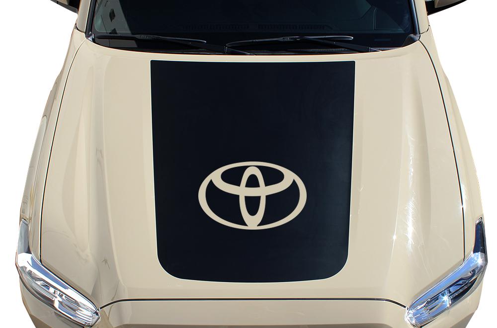 Toyota Tacoma Hood Wrap (2016-2017) Vinyl - TOYOTA 2 - RacerX Customs