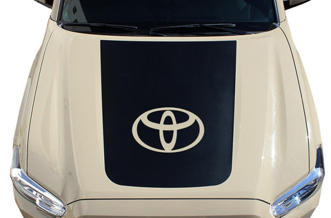 Toyota Tacoma Hood Wrap (2016-2017) Vinyl - TOYOTA 2 - RacerX Customs