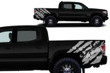 Toyota Tacoma Quarter Panel Vinyl Wrap Kit (2016-2017) Ripped - RacerX Customs