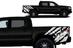 Toyota Tacoma Quarter Panel Vinyl Wrap Kit (2016-2017) Ripped - RacerX Customs