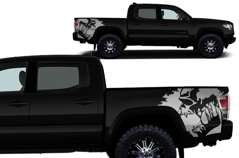 Toyota Tacoma Quarter Panel Vinyl Wrap Kit (2016-2017) Scream - RacerX Customs