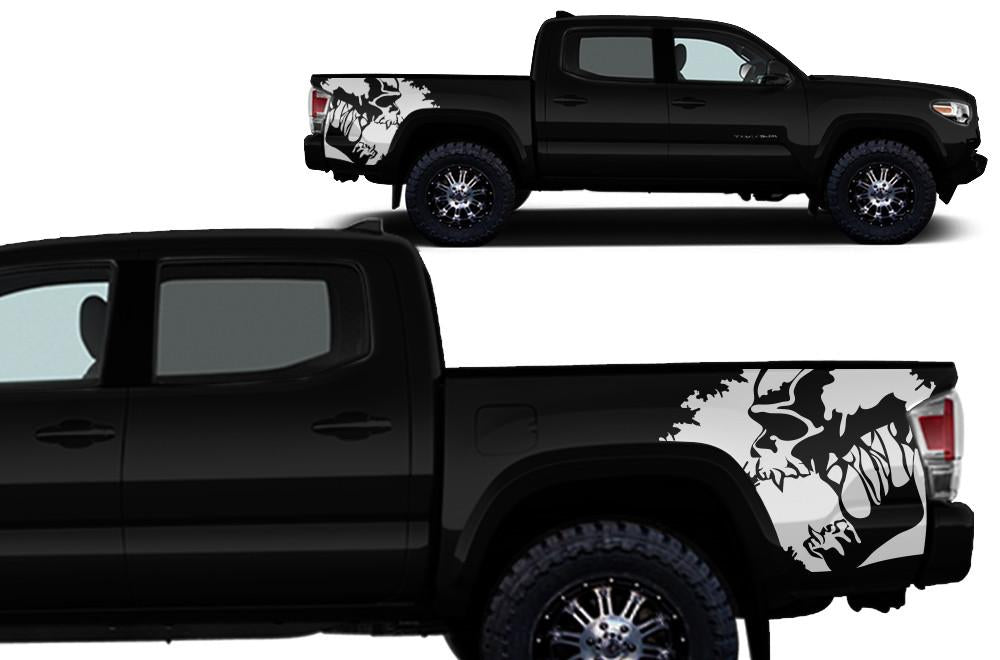 Toyota Tacoma Quarter Panel Vinyl Wrap Kit (2016-2017) Scream - RacerX Customs