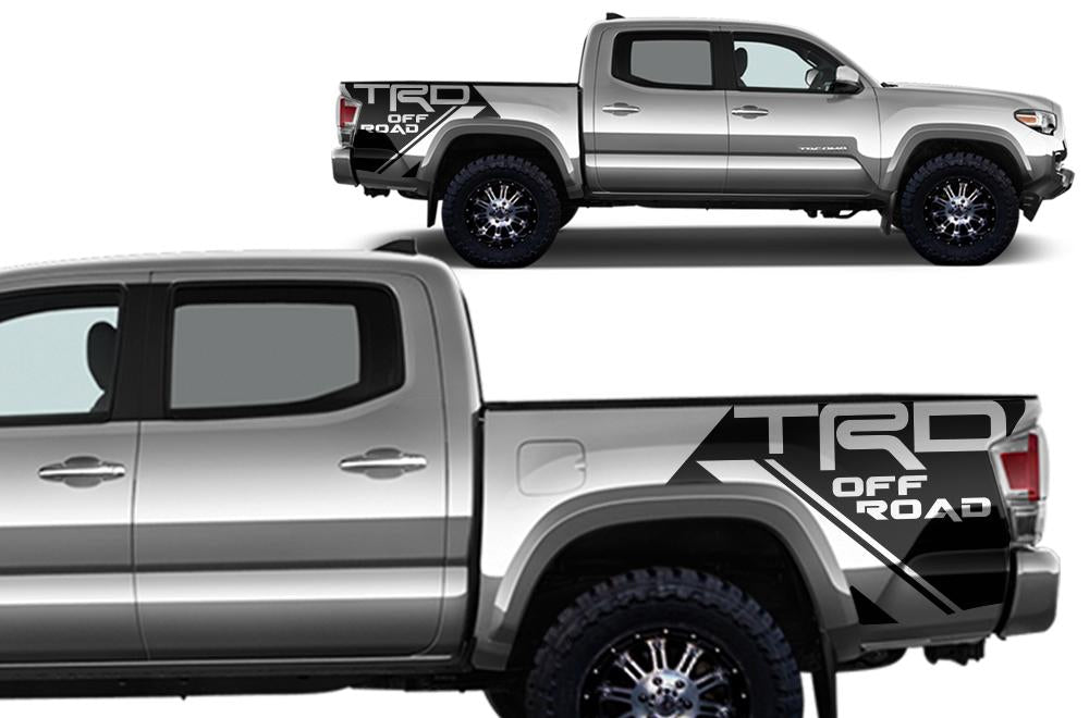 Toyota Tacoma Quarter Panel Vinyl Wrap Kit (2016-2017) TRD-OFFROAD - RacerX Customs