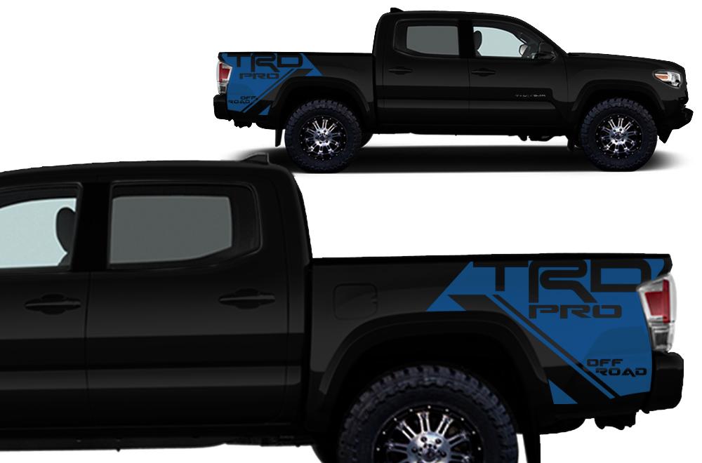 Toyota Tacoma Quarter Panel Vinyl Wrap Kit (2016-2017) TRD-Pro - RacerX Customs