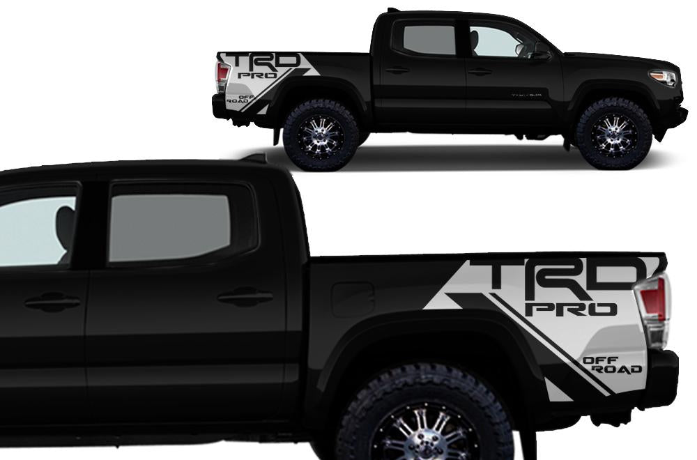 Toyota Tacoma Quarter Panel Vinyl Wrap Kit (2016-2017) TRD-Pro - RacerX Customs