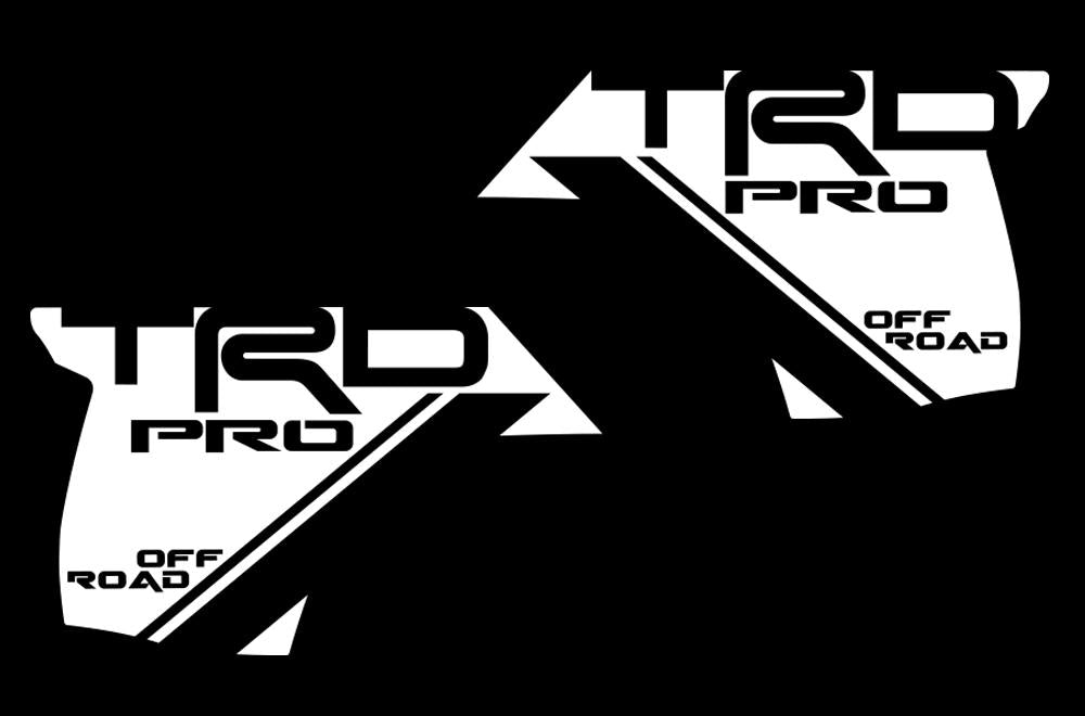 Toyota Tacoma Quarter Panel Vinyl Wrap Kit (2016-2017) TRD-Pro - RacerX Customs