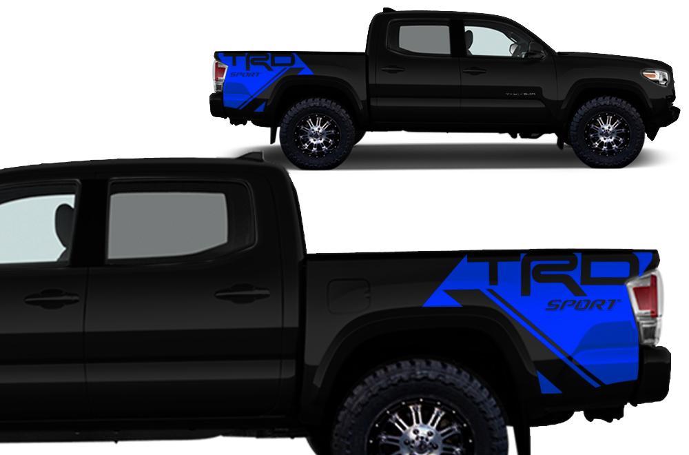 Toyota Tacoma Quarter Panel Vinyl Wrap Kit (2016-2017) TRD-SPORT - RacerX Customs