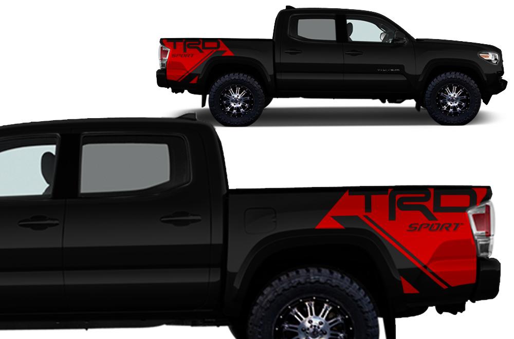 Toyota Tacoma Quarter Panel Vinyl Wrap Kit (2016-2017) TRD-SPORT - RacerX Customs