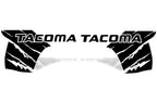 Toyota Tacoma Quarter Panel Vinyl Wrap Kit (2016-2017) TACOMA Logo - RacerX Customs