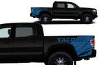 Toyota Tacoma Quarter Panel Vinyl Wrap Kit (2016-2017) TACOMA Logo - RacerX Customs