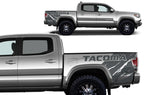 Toyota Tacoma Quarter Panel Vinyl Wrap Kit (2016-2017) TACOMA Logo - RacerX Customs