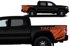 Toyota Tacoma Quarter Panel Vinyl Wrap Kit (2016-2017) TACOMA Logo - RacerX Customs