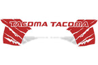 Toyota Tacoma Quarter Panel Vinyl Wrap Kit (2016-2017) TACOMA Logo - RacerX Customs