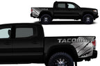 Toyota Tacoma Quarter Panel Vinyl Wrap Kit (2016-2017) TACOMA Logo - RacerX Customs