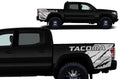 Toyota Tacoma Quarter Panel Vinyl Wrap Kit (2016-2017) TACOMA Logo - RacerX Customs