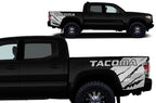 Toyota Tacoma Quarter Panel Vinyl Wrap Kit (2016-2017) TACOMA Logo - RacerX Customs