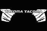 Toyota Tacoma Quarter Panel Vinyl Wrap Kit (2016-2017) TACOMA Logo - RacerX Customs