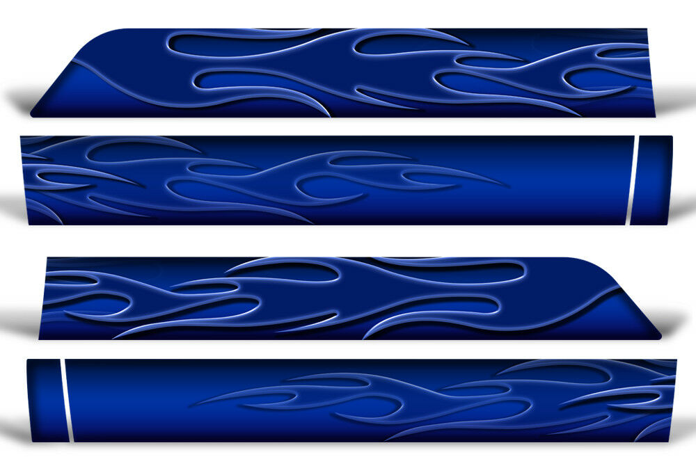 Toyota Tacoma Rocker Panel Graphics (2016-2018) GHOST FLAMES - RacerX Customs