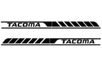 Toyota Tacoma Rocker Panel Vinyl Wrap (2016-2017) TACOMA Stripe - RacerX Customs