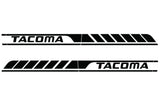 Toyota Tacoma Rocker Panel Vinyl Wrap (2016-2017) TACOMA Stripe - RacerX Customs
