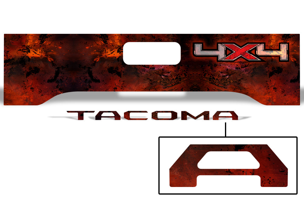 Toyota Tacoma Tailgate Graphics (2016-2018) 4x4 MELT - RacerX Customs