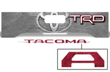 Toyota Tacoma Tailgate Graphics (2016-2018) TRD - RacerX Customs