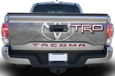 Toyota Tacoma Tailgate Graphics (2016-2018) TRD - RacerX Customs