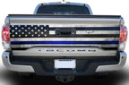 Toyota Tacoma Tailgate Graphics (2016-2018) THIN BLUE LINE - RacerX Customs