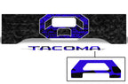 Toyota Tacoma Tailgate Graphics (2016-2018) BLACK-N-BLUE - RacerX Customs