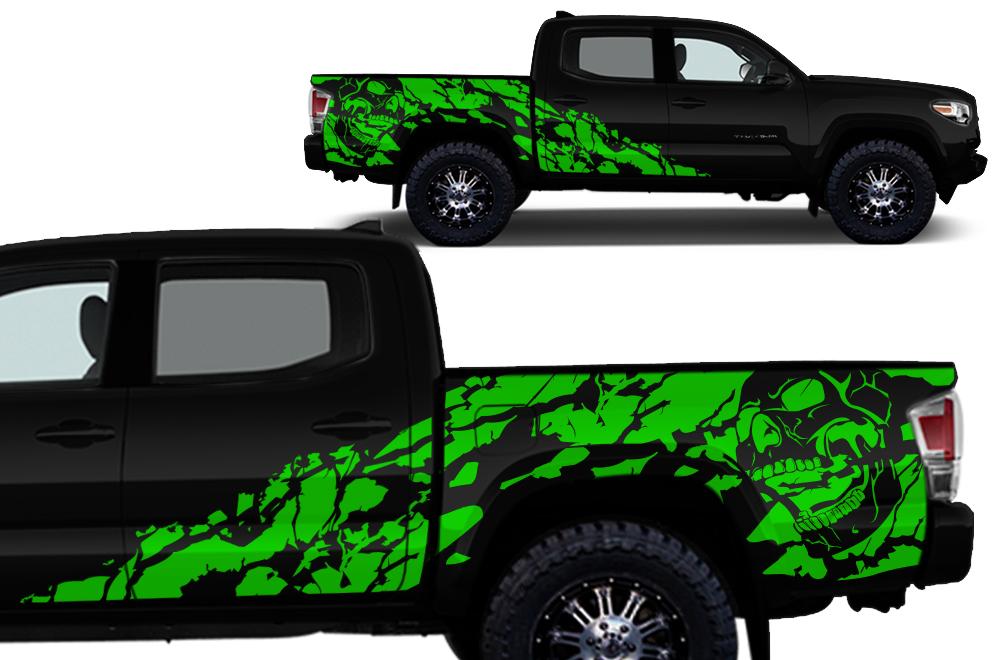 Toyota Tacoma Wrap Kit - Vinyl - Nightmare (2016-2017) - RacerX Customs