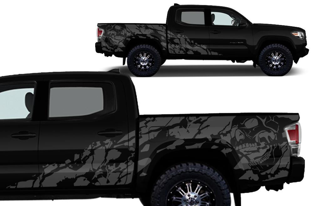 Toyota Tacoma Wrap Kit - Vinyl - Nightmare (2016-2017) - RacerX Customs